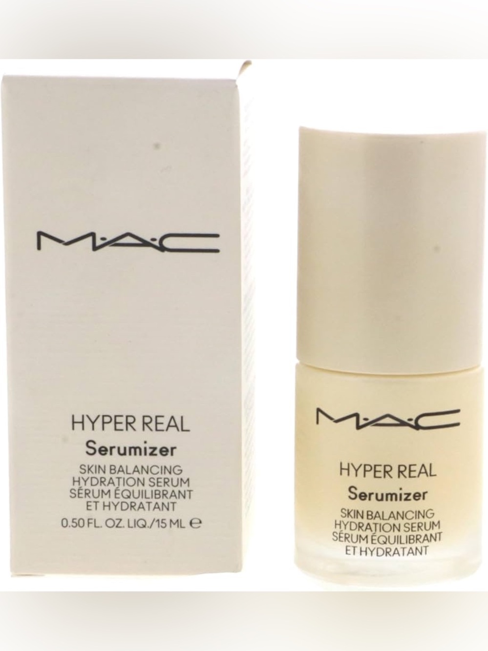 MAC Hyper Real Serumizer Light Cream Bottle 0.50 fl oz MSRP $52 skin balancing